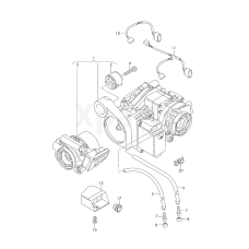 Патрубок, вентиляционный VAG 0AD301090