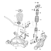 Підшипник/опора VAG 4F0511327A