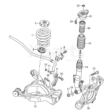 Підшипник/опора VAG 4F0511327A