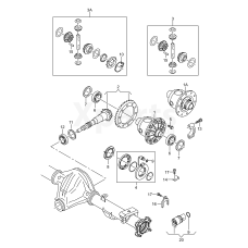 Конічний роликовий підшипник VAG 2H0501320
