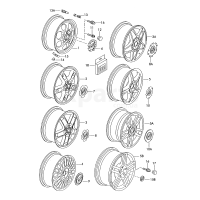 Ковпак колеса titan (сірий) VAG 1M0601149P69Z