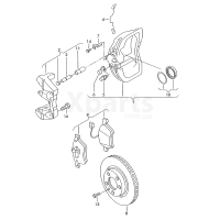 Пружинна клямка VAG 7M3615269