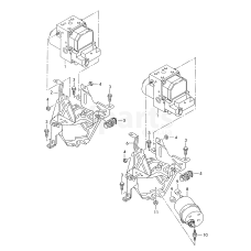 Кронштейн VAG 4B0614119Q