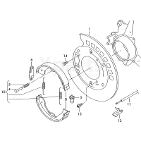 Штифт, трубчастий розрізний VAG 7L0609279