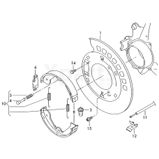 Штифт, трубчастий розрізний VAG 7L0609279