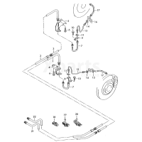 Кронштейн гальмівного шлангу VAG 4E4611845B