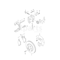 Пружинная защелка VAG 7H0615295