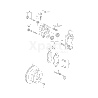 1 комплект направляющих втулок VAG 2E0698647D
