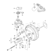 Компенсаційний бачок для гальмівної рідини VAG 7L8611303