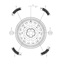 Сталевий диск для компактного колеса VAG 4H0601027E