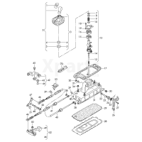 Рукоятка рычага перекл. перед.чёрный satinschwarz VAG 1Z07111419B9