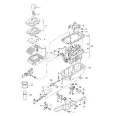 Трос мех-ма перемикання. передач VAG 8E0713265N