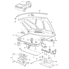 Затискач VAG 6U0823717