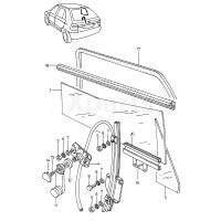 Склопідйомник VAG 6U0839402