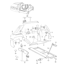 Накладка VAG 015443336