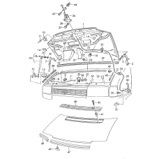 Повітроводчерний satinschwarz VAG 701823495B01C