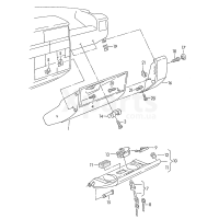 Запорчерний satinschwarz VAG 70185713101C