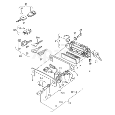 Накладка, крепежная VAG 893837109E