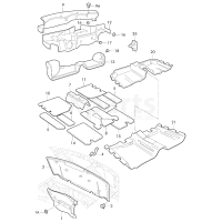 Шумоізоляція для підлоги VAG 1J0863955R