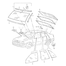 Регулювальний клин VAG 1L0845095