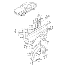 пружинний затискач VAG 443807269