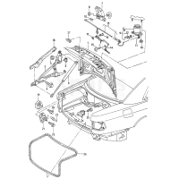 Кришка багажного відсіку VAG 4D0827023N