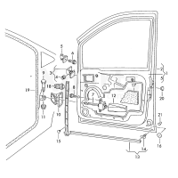 Прокладкакерний satinschwarz VAG 7M0837788GB41