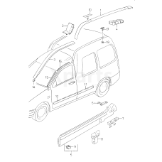 Кронштейн VAG 6K0853578B