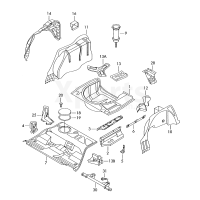 Локер колесной арки VAG 3B5803423