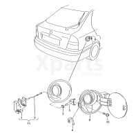 Пружинна клямка VAG 1U0809931