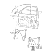 Ущільнювач дверей VAG 1U4837477A