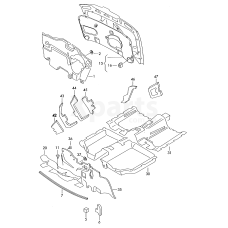 Шумоізоляція для підлоги VAG 1U1863919A