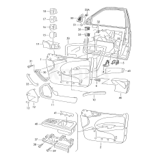Напрямна для кнопкиonyx VAG 1U086839147H