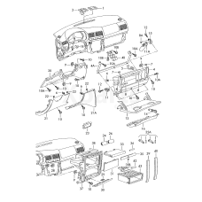 Кришка речового ящика VAG 1J2857121A