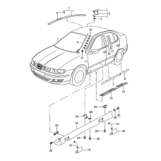 Заглушкагрунтованная VAG 1M0854927BGRU