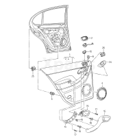 Оббивка дверей (тканина) VAG 1M0867212TPPF