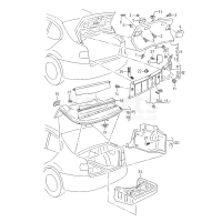 Кнопка оббивки VAG 1M0853909