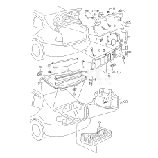 Кнопка оббивки VAG 1M0853909