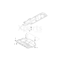 Облицювання днища VAG 6Q0825272