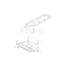 Облицювання днища VAG 6Q0825272