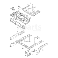 Половина петлі VAG 6Q0813187C