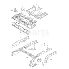 Половина петлі VAG 6Q0813187C