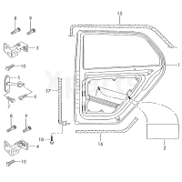 пружинний затискач VAG 6Y0823717
