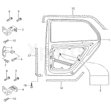 пружинний затискач VAG 6Y0823717