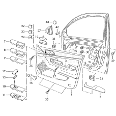 пружинний затискач VAG 6Y0867260