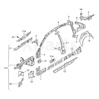 Ущільнюючий канал VAG 3B5809641C