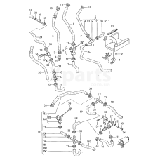 Держатель шланга VAG 701819379