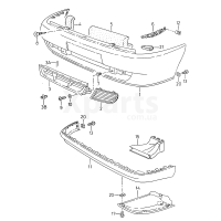 Кришка протитуманної фари ґрунтована VAG 6K0853665BGRU