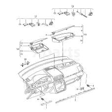 Кришка VAG 7M3857151B01C