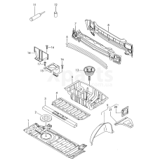 Кронштейн VAG 8Z0801645B
